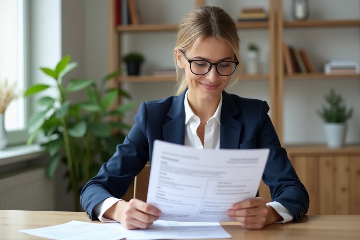 Exemple de template de devis professionnel avec prestations, montant et conditions de paiement